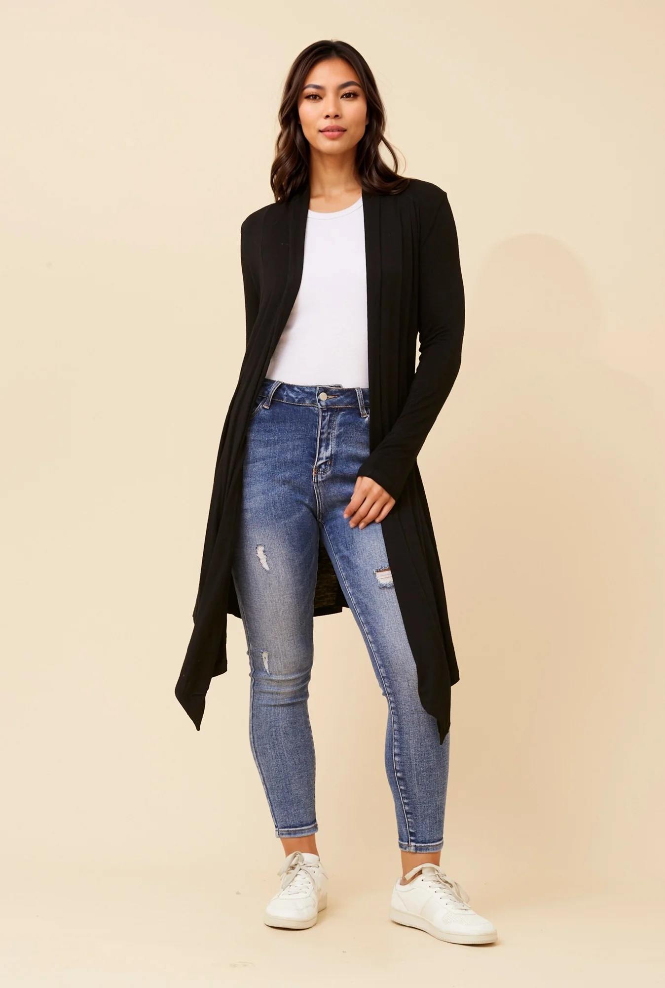SOLID CARDIGAN