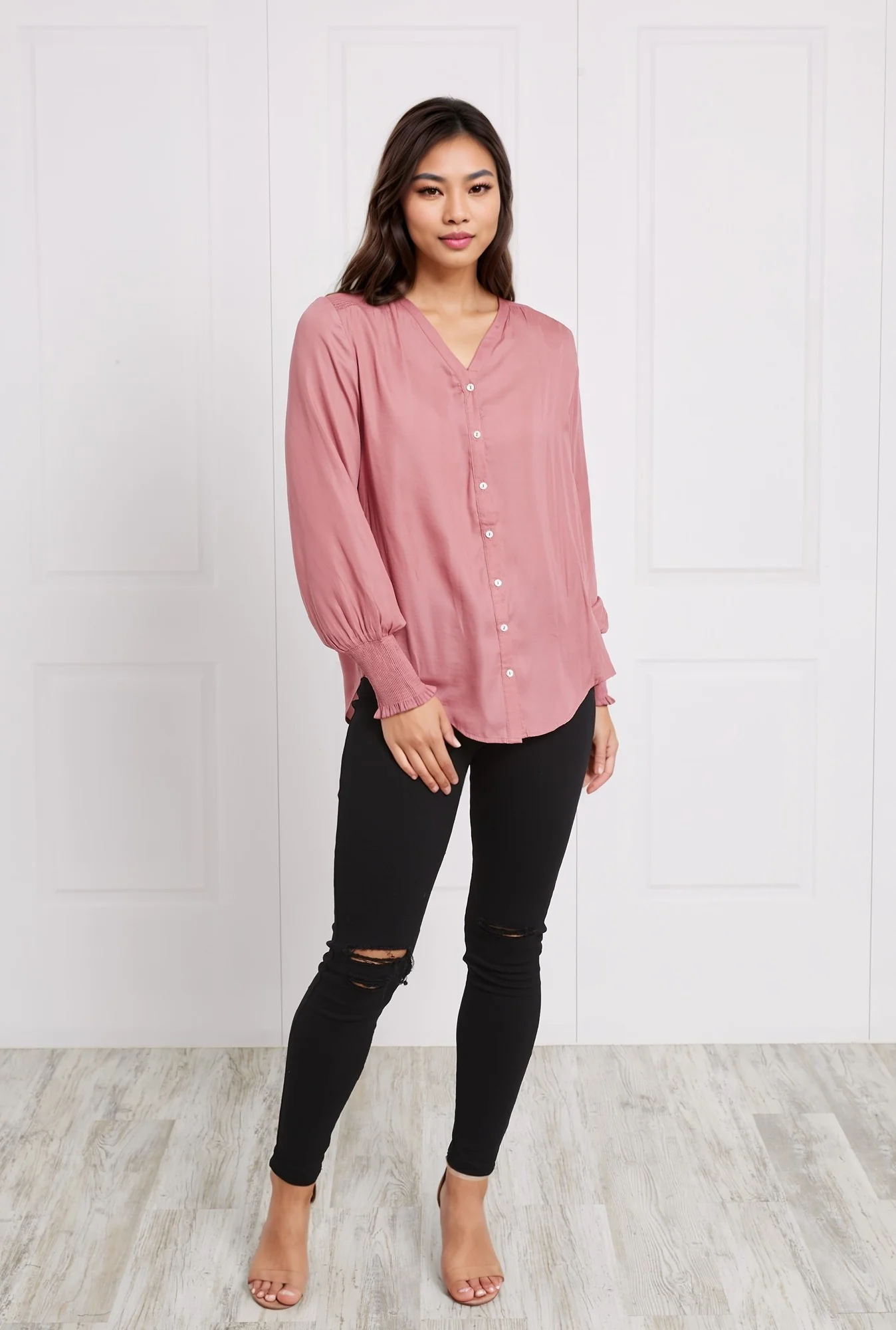 ROMITA BUTTON FRONT TOP