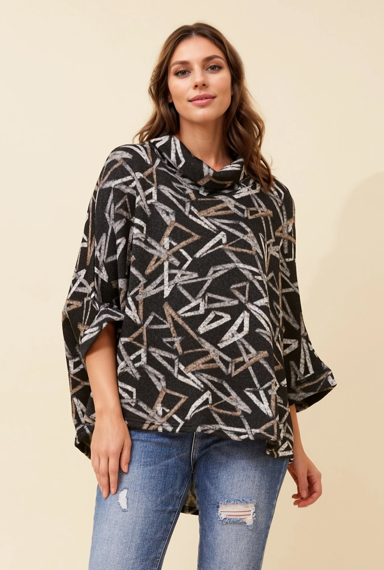 SIERRA GEOMETRIC PRINT TOP