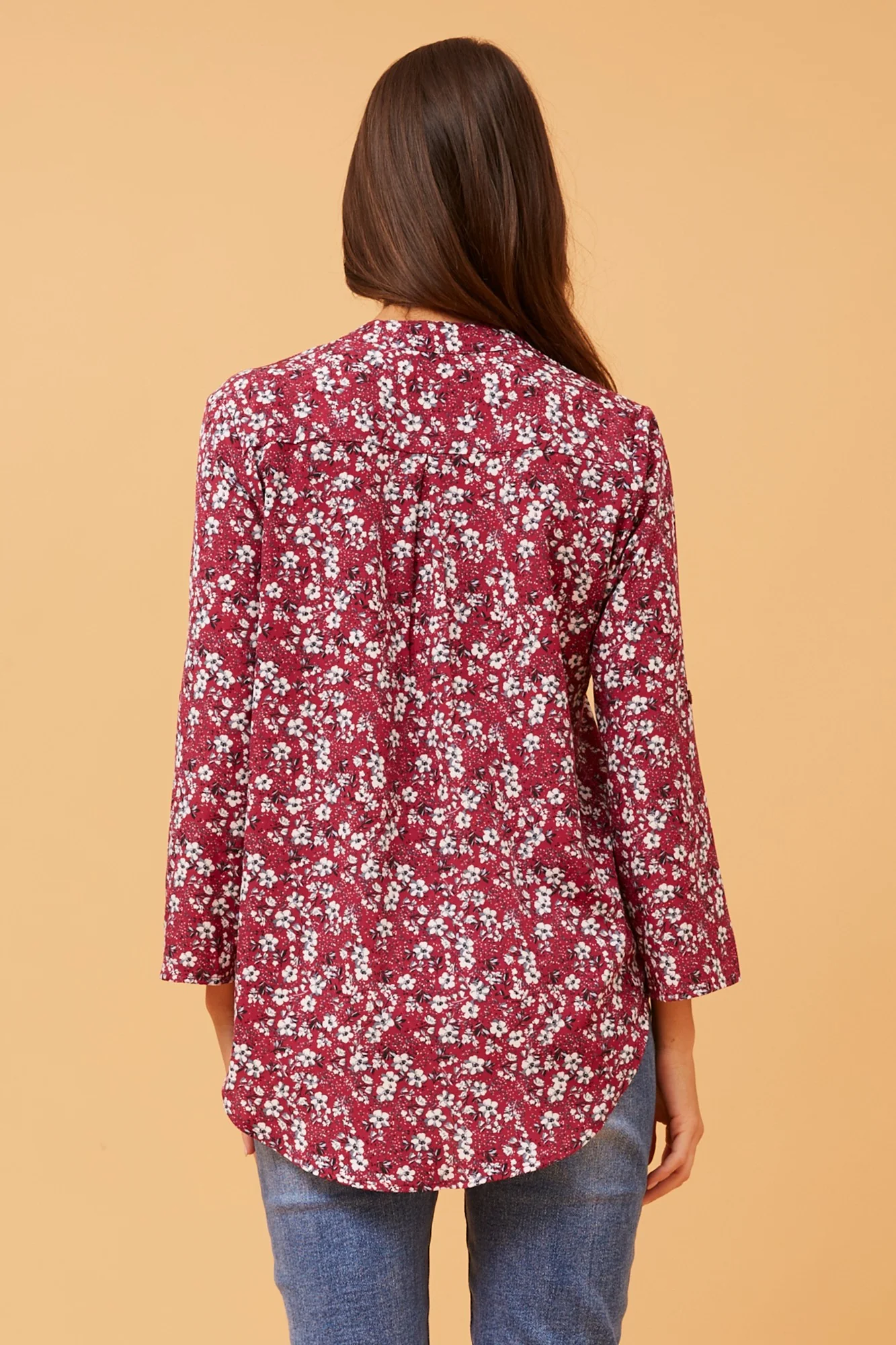 SPICY DITSY FLORAL BLOUSE