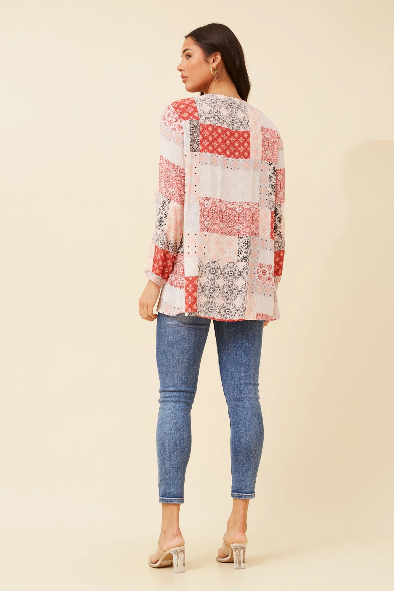 PATCHWORK PRINT TOP