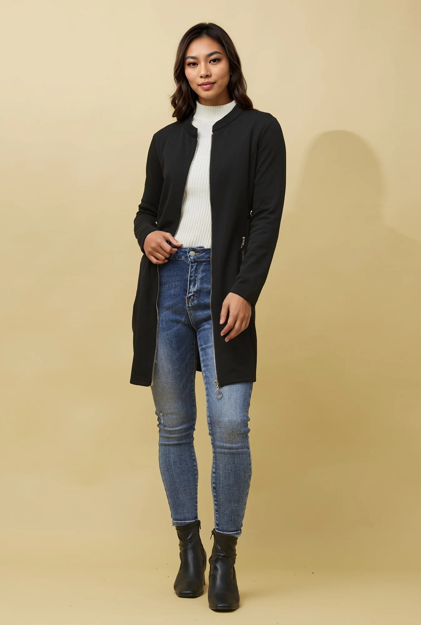 SOLID CARDIGAN
