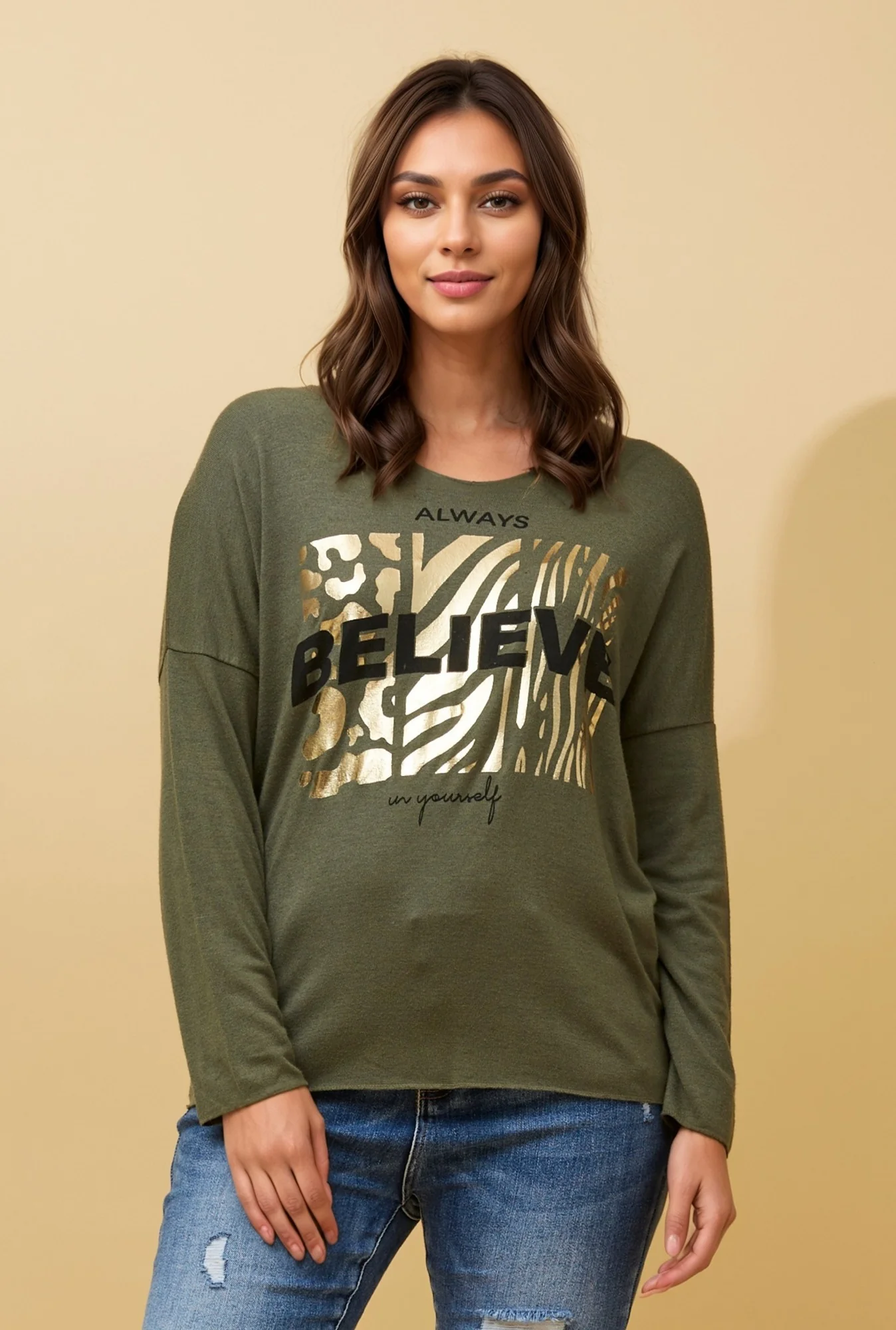 JOVI FOIL PRINT TOP