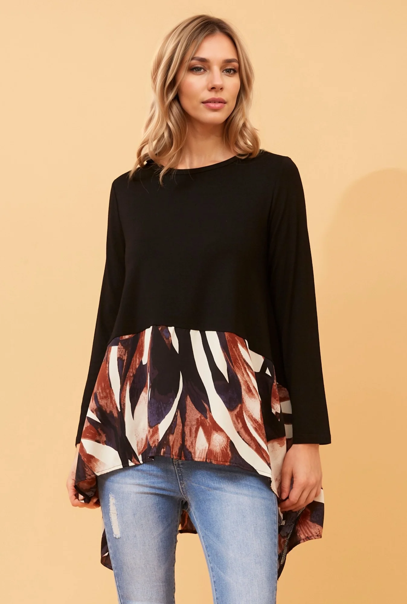 MALAWI ASYMMETRIC HEM TOP