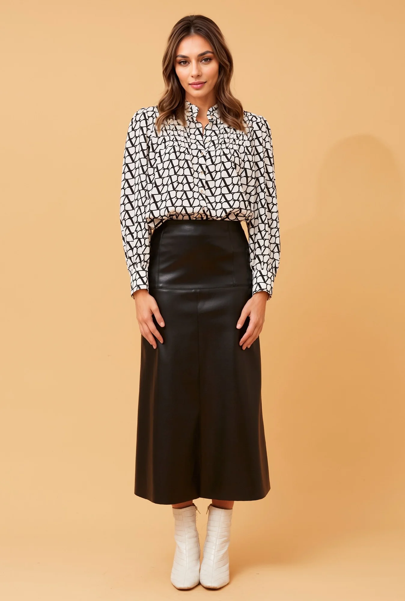 GEMINI ABSTRACT PRINT SHIRT