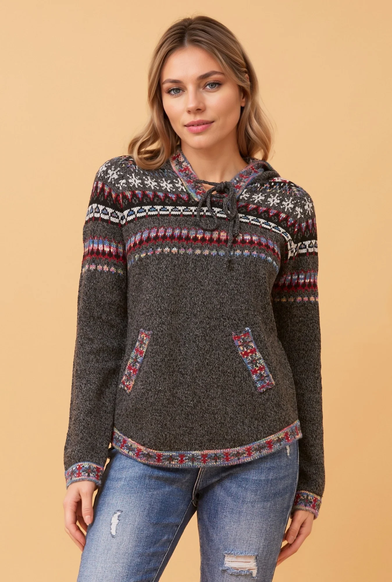 ARGEN JACQUARD PRINT KNIT JUMPER