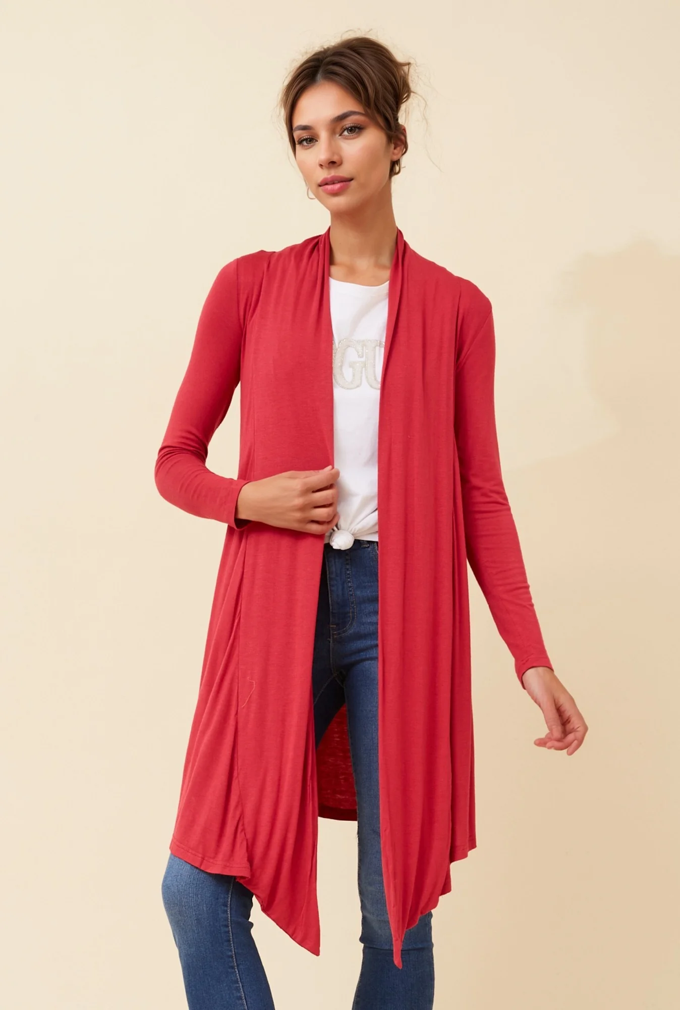 SOLID CARDIGAN