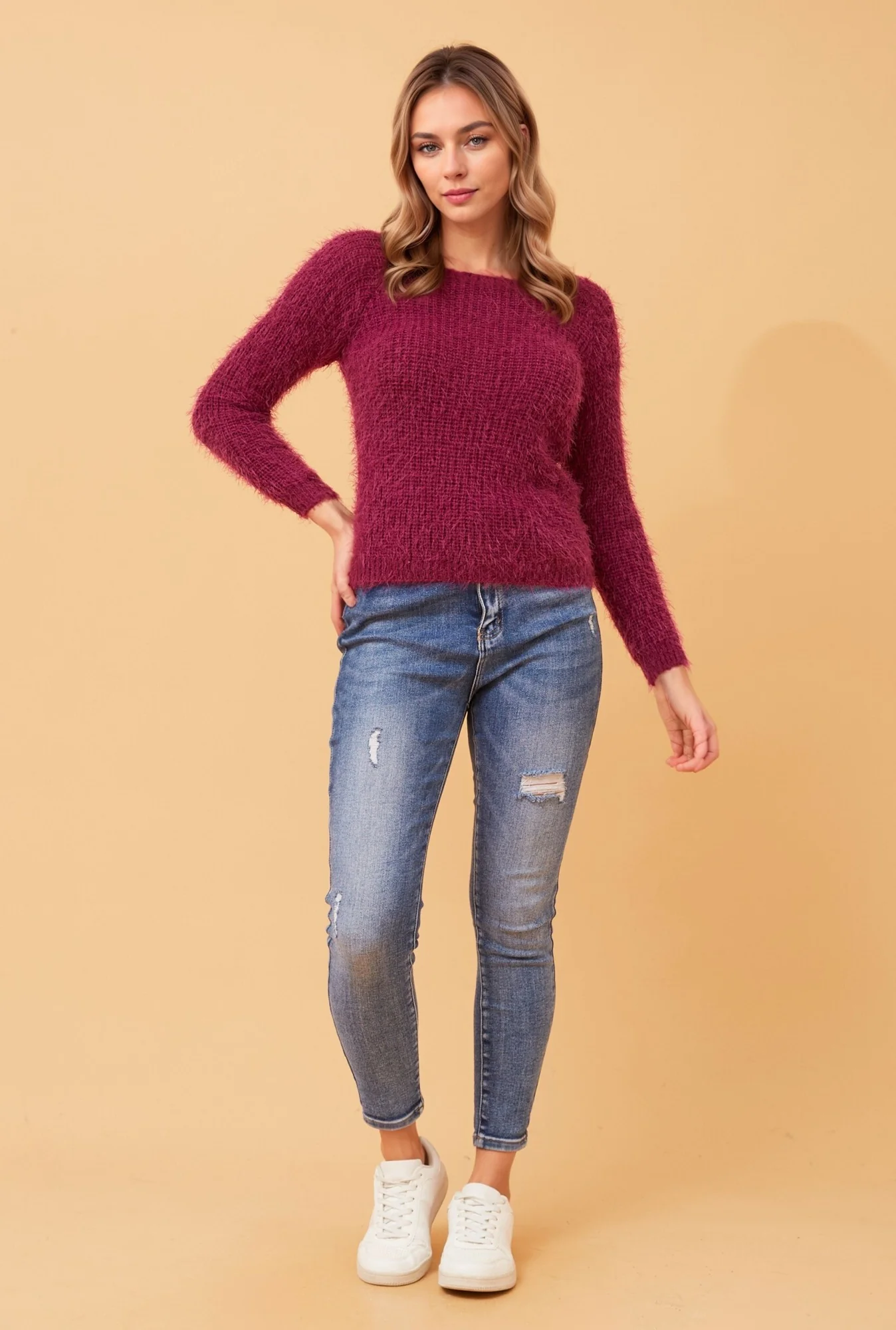 EMIL EYELASH KNIT JUMPER
