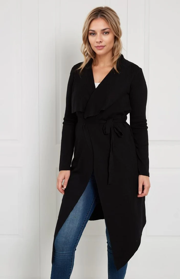 BRIT LONG WATERFALL CARDIGAN