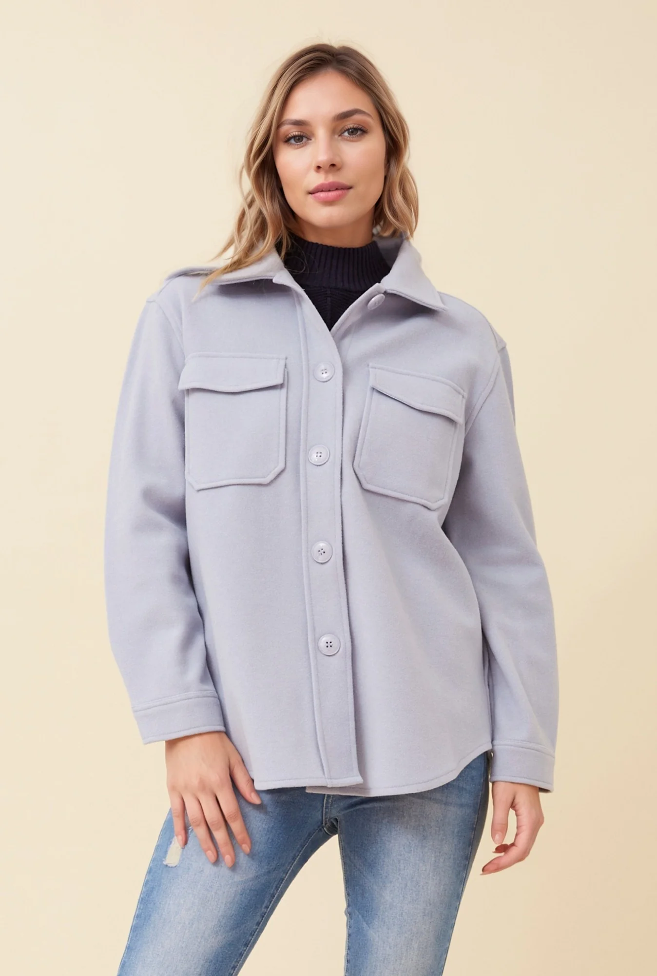 STORMI PATCH POCKET SHACKET