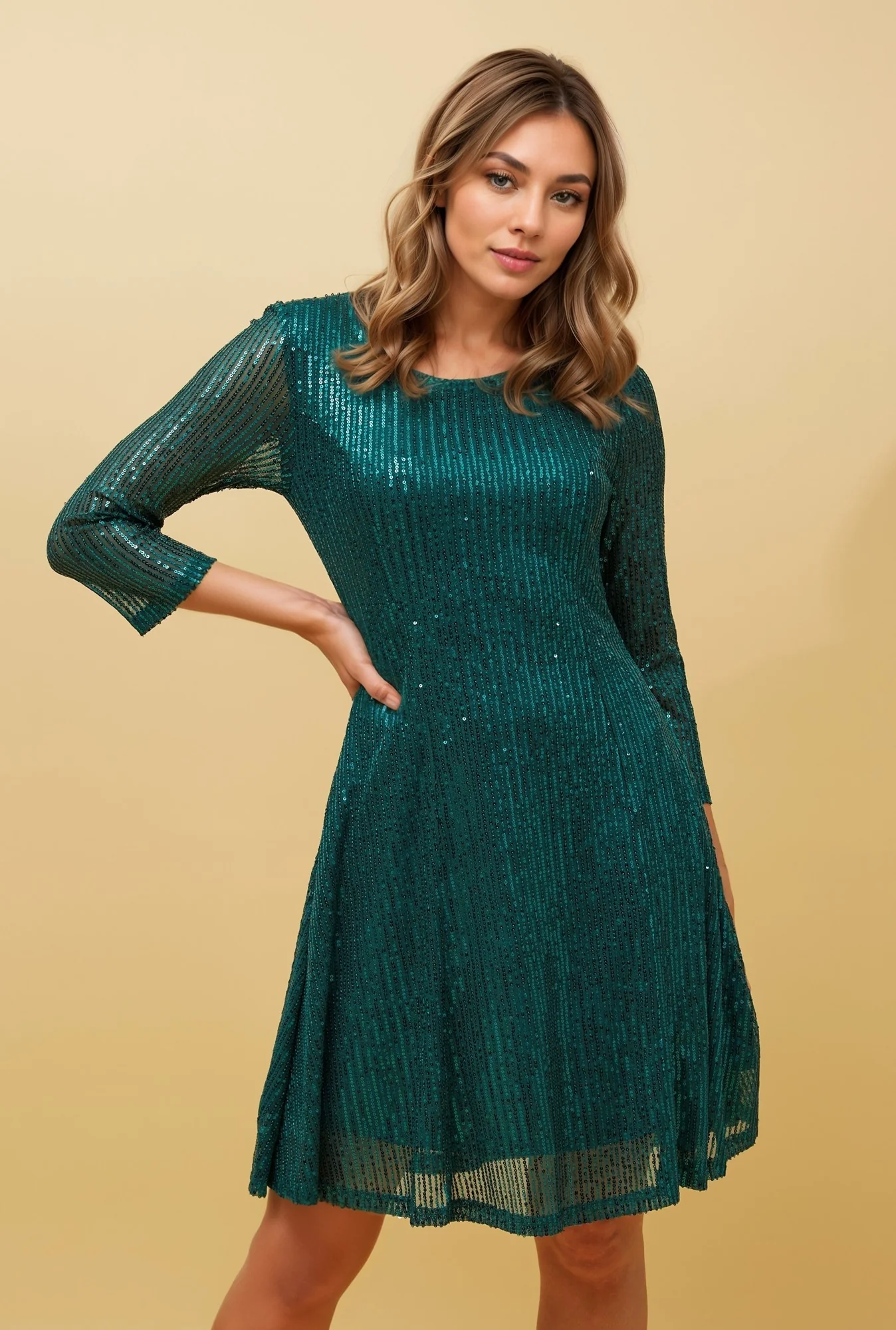 CAMILA SEQUIN SHORT DRESS