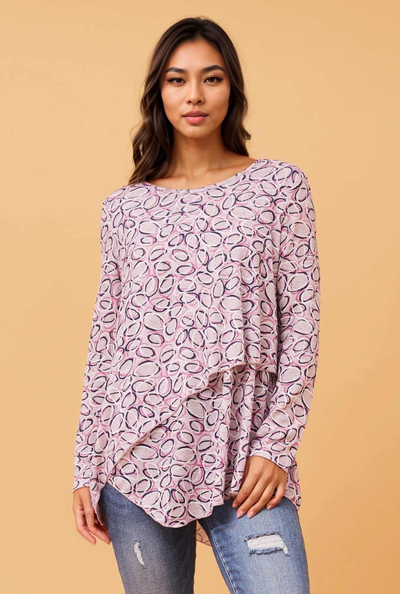 BOBBI DOUBLE LAYERED TOP