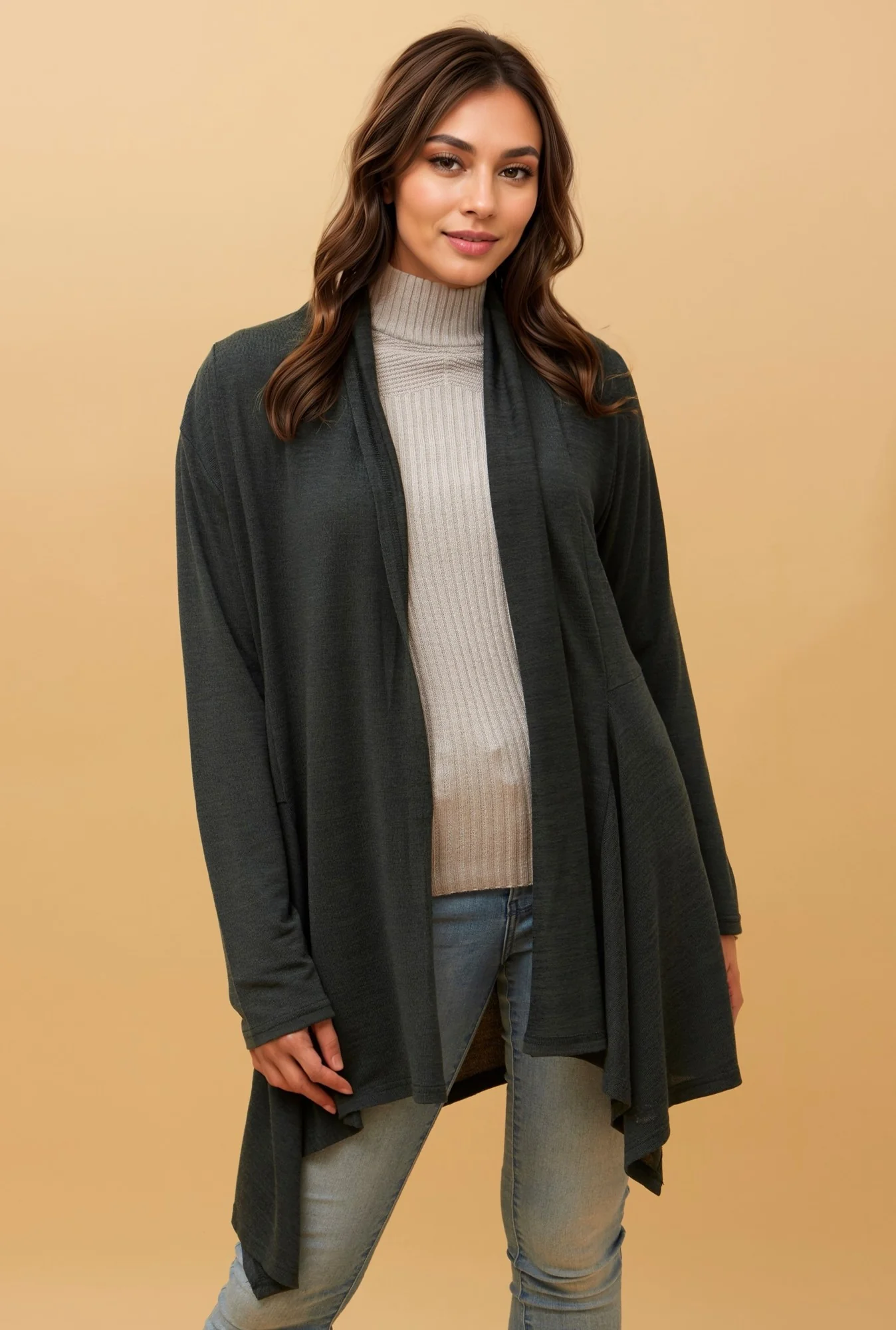 LOU WATERFALL CARDIGAN