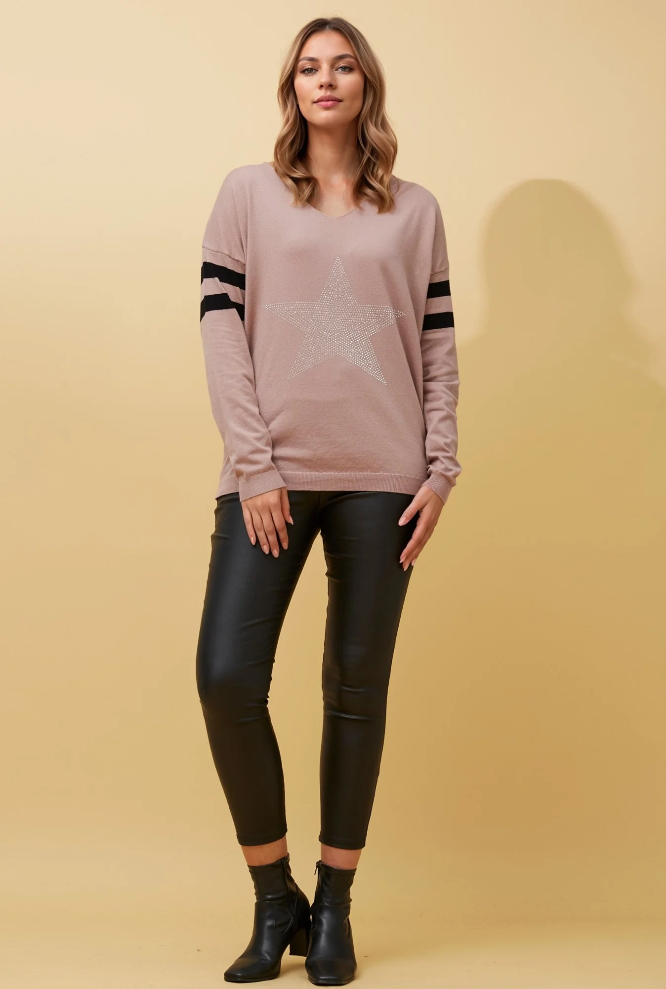 MELITTA STAR EMBELLISHMENT KNIT JUMPER