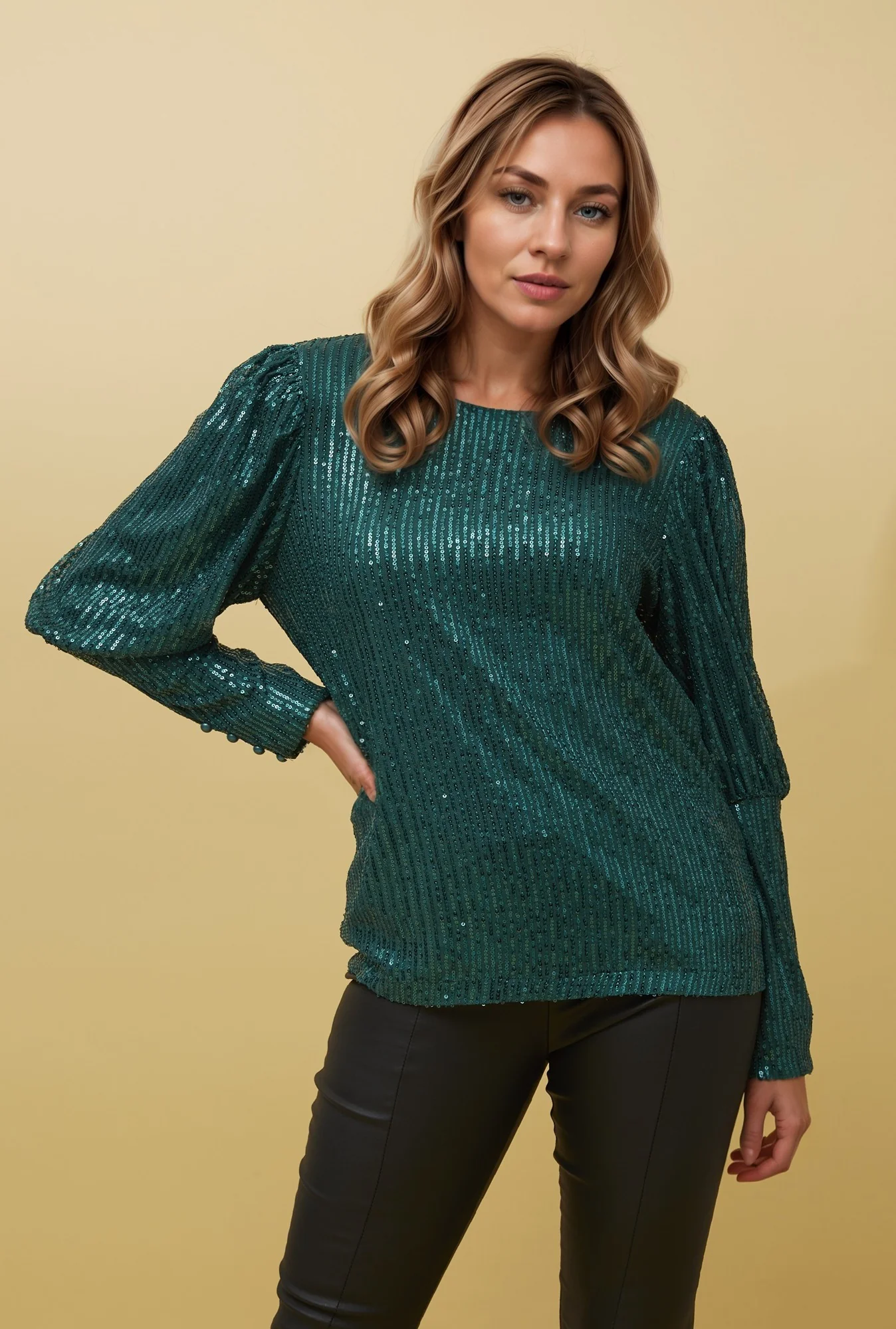DECLAN SEQUIN TOP