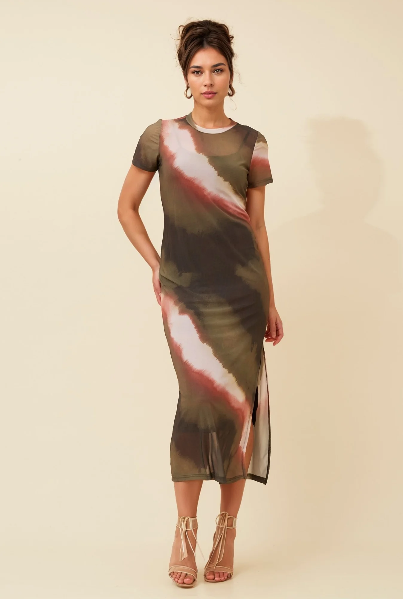 GESINA TIE DYE BODYCON DRESS