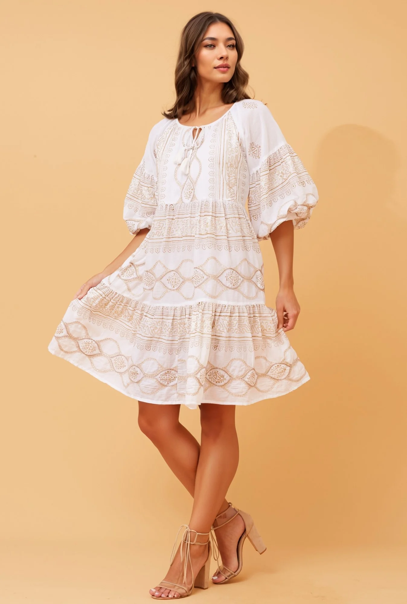 PARVATI BOHO SHORT DRESS