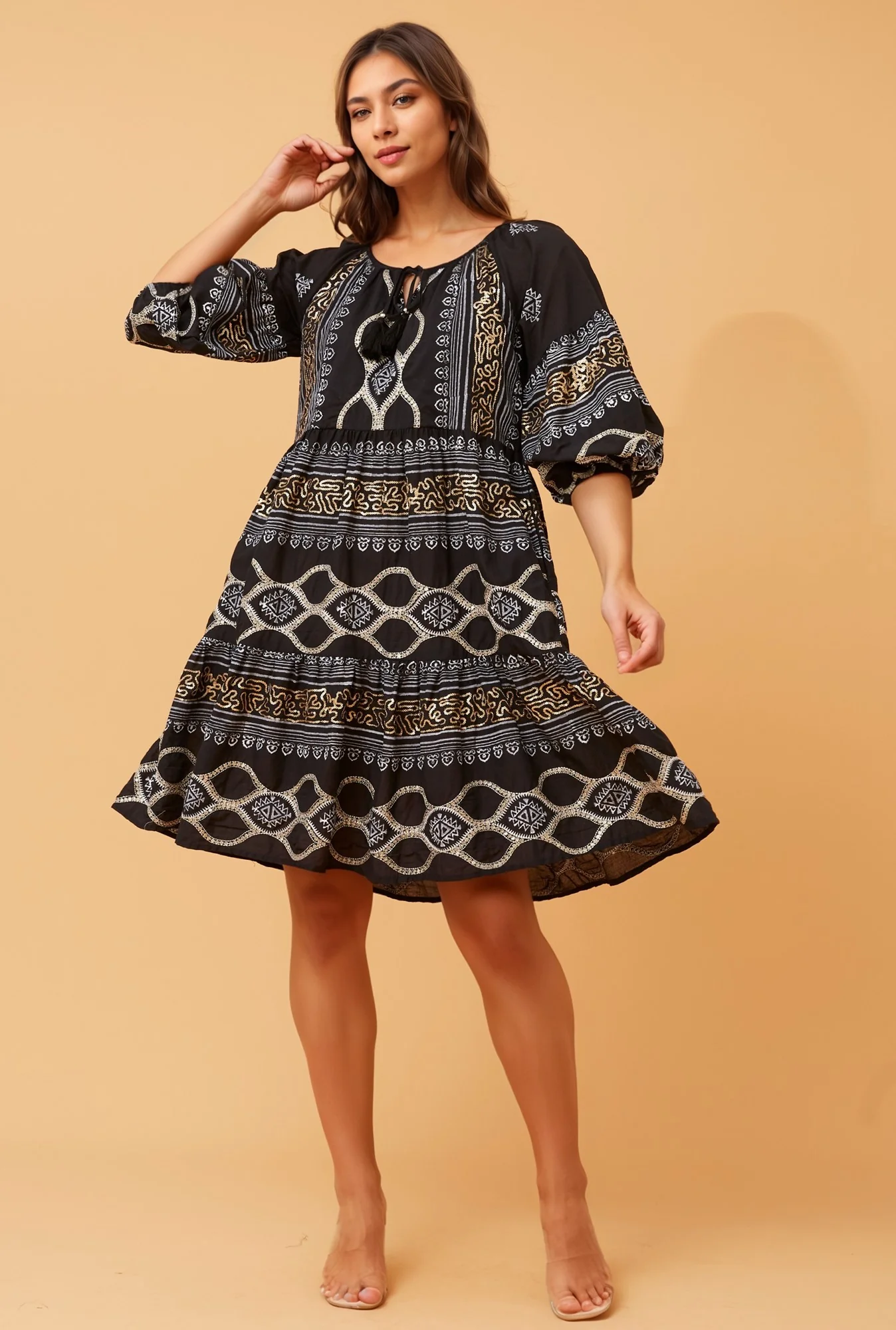 PARVATI BOHO SHORT DRESS