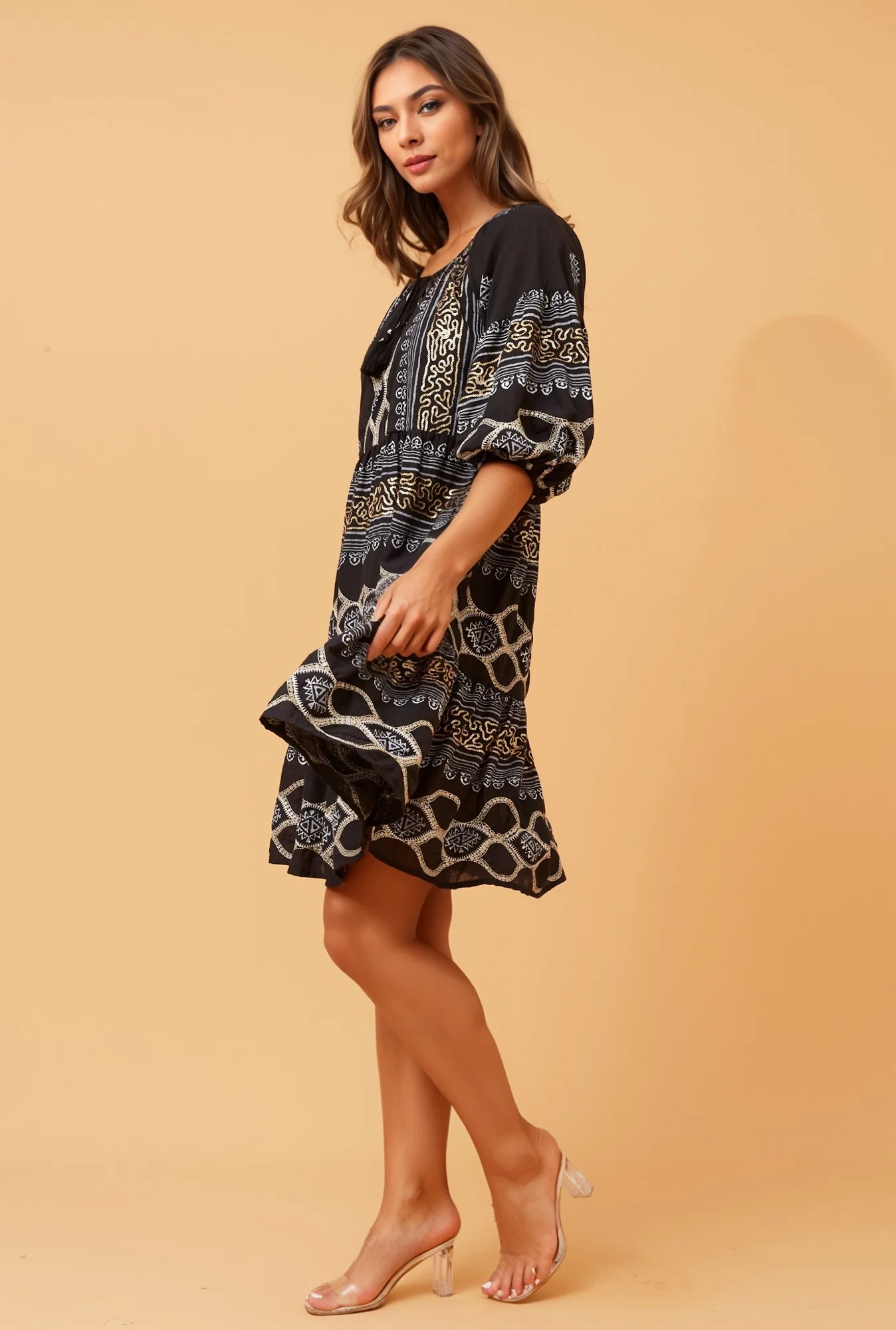 PARVATI BOHO SHORT DRESS