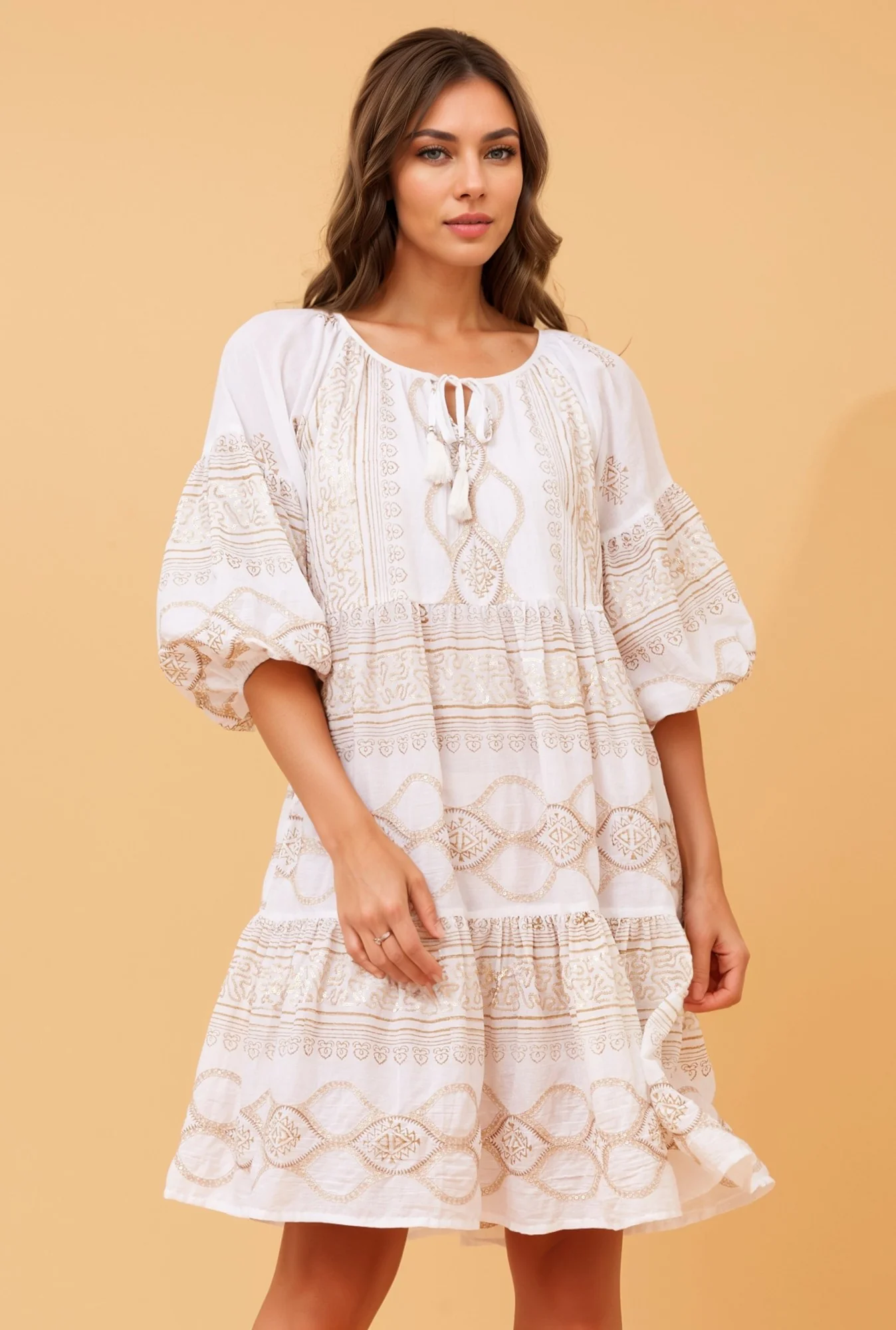 PARVATI BOHO SHORT DRESS