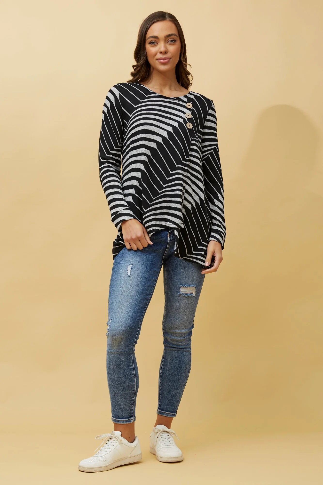 FABI ABSTRACT PRINT TOP