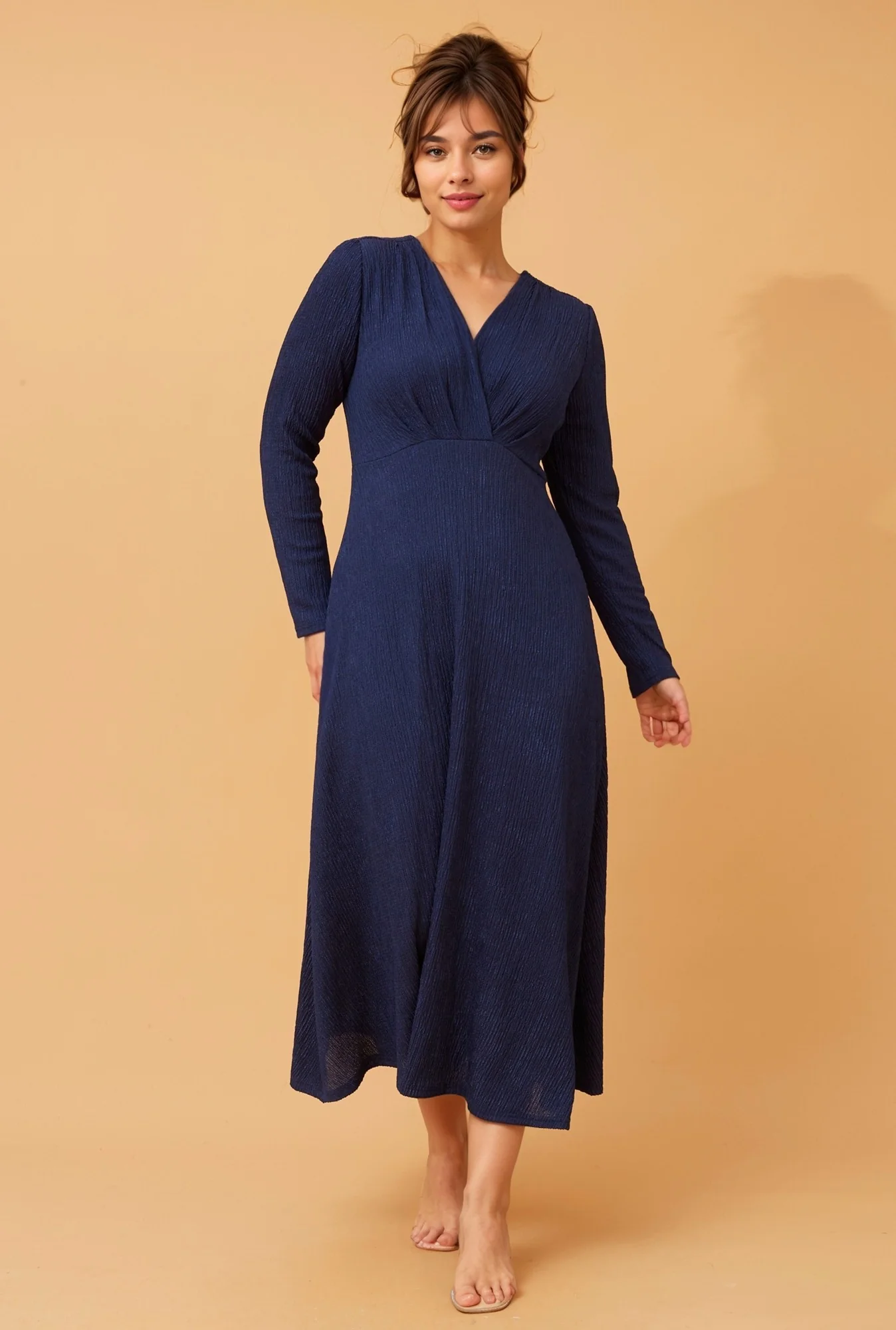 MIAMI CROSSOVER MIDI DRESS