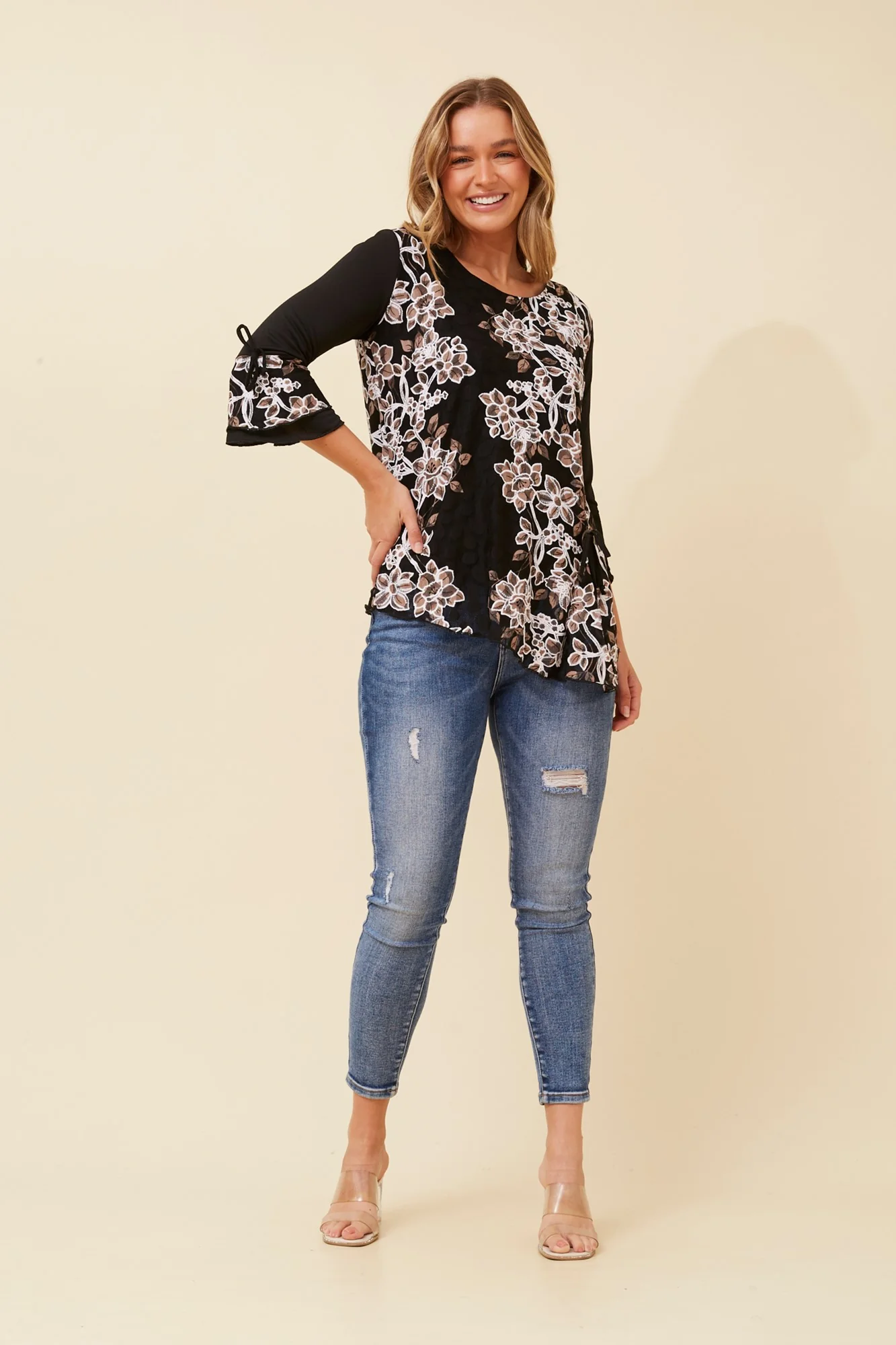 HARLOW FLORAL PRINT TOP