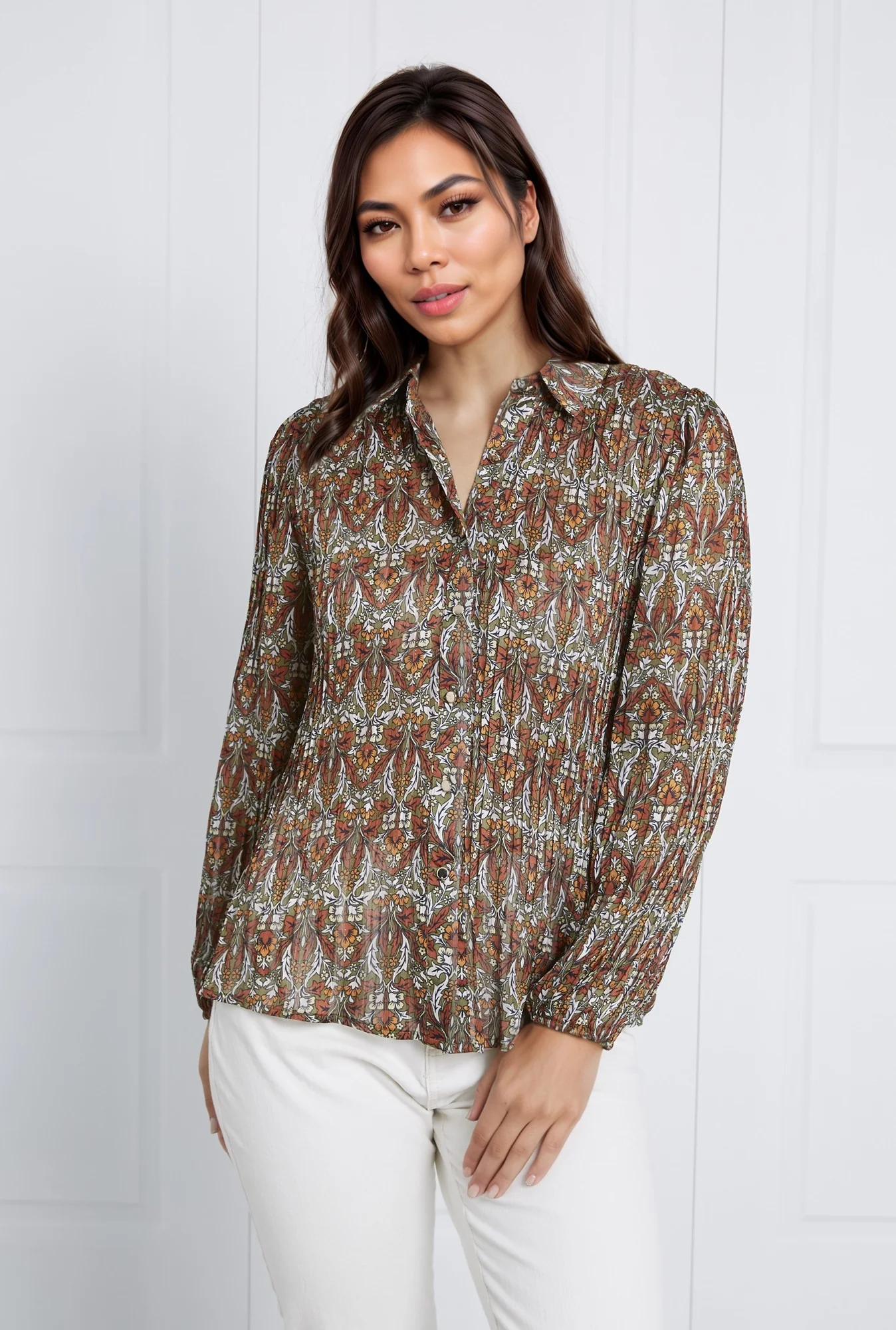 NOAH ABSTRACT PRINT SHIRT
