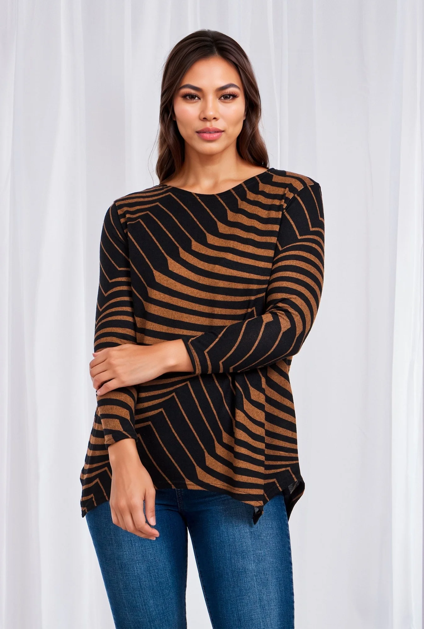 ABSTRACT PRINT TOP