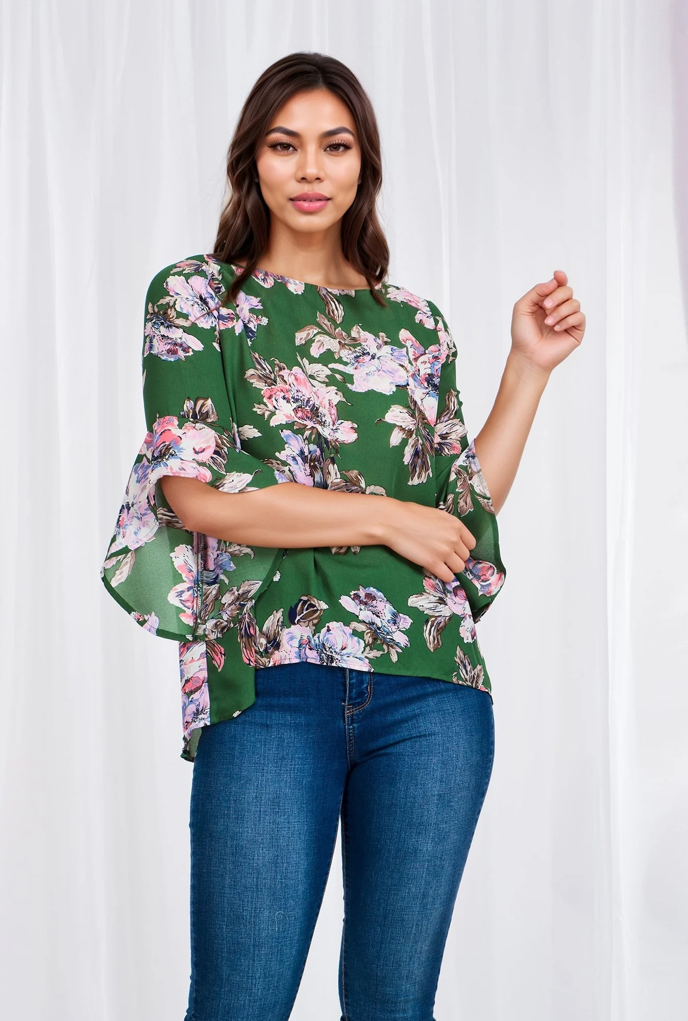 FOREVER FLORAL BLOUSE