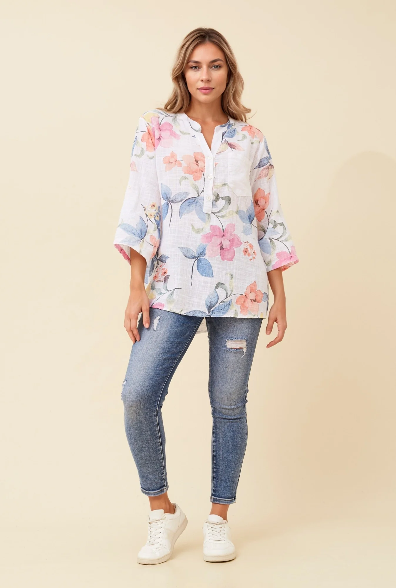 ROSETTA FLORAL TOP
