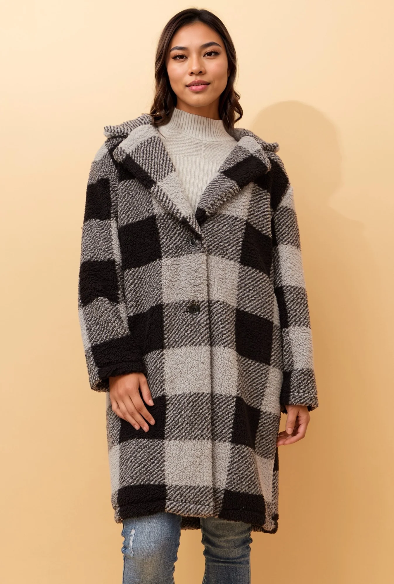 JESSY CHECK COAT