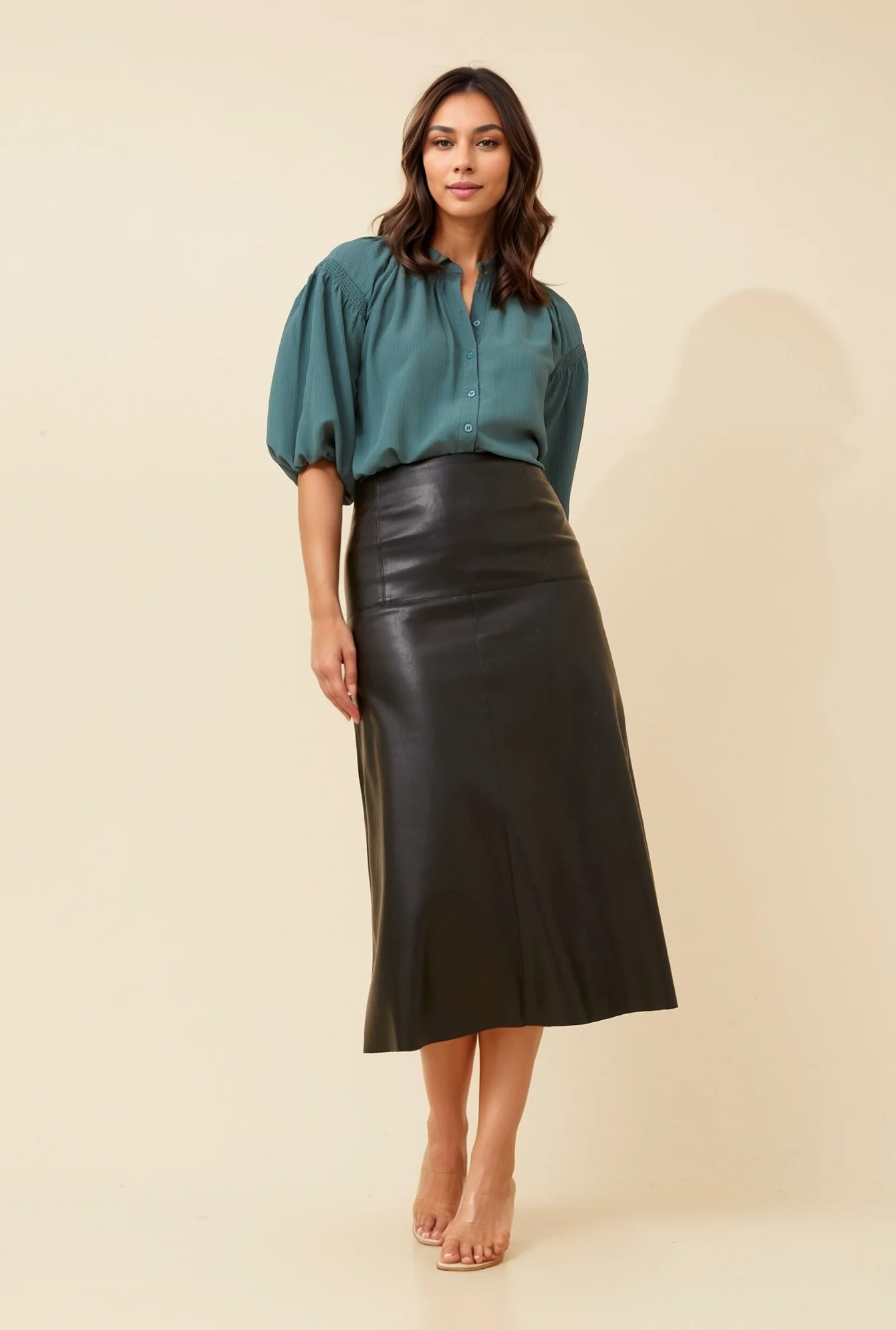 AZURA SOLID BLOUSE