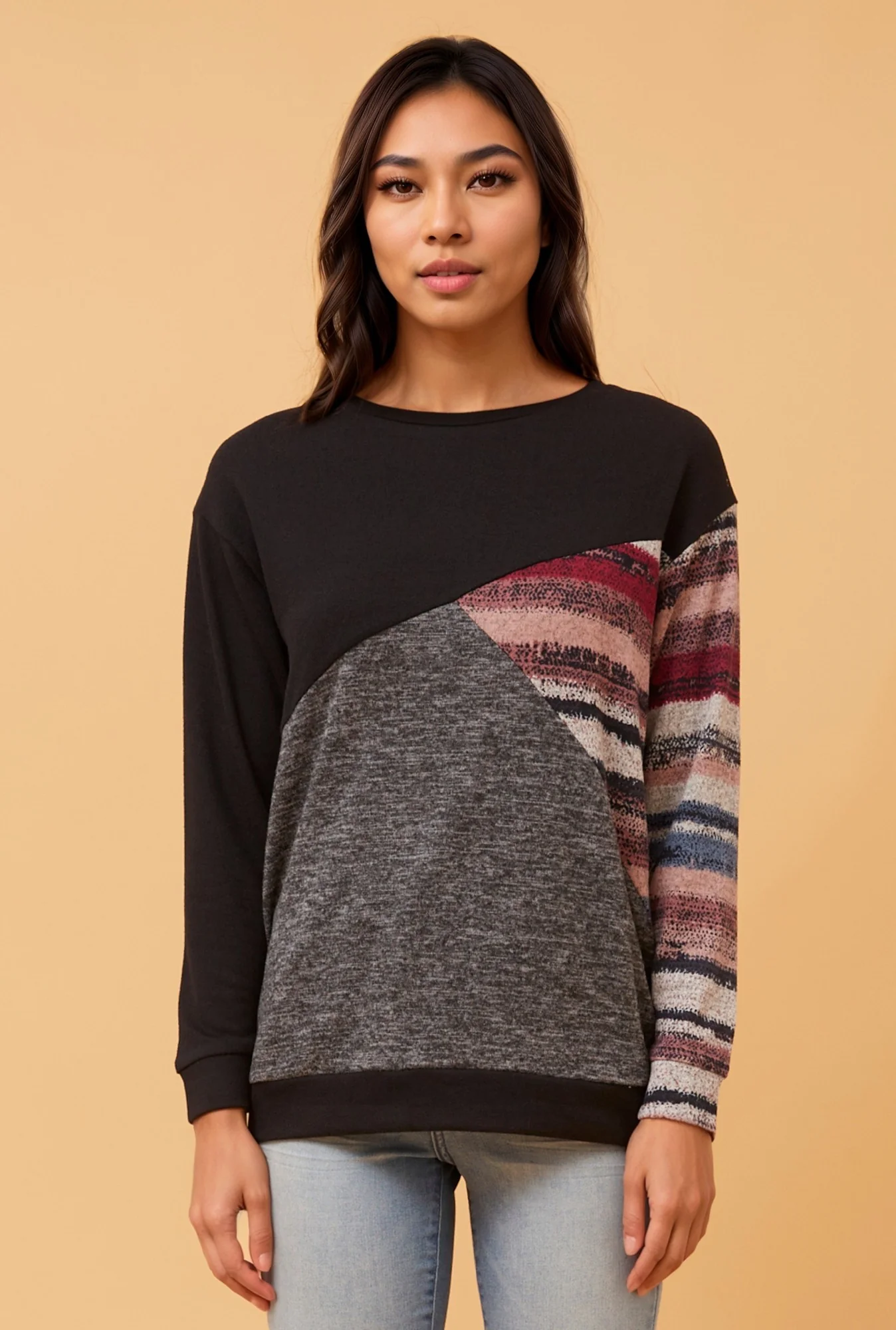 VESNA COLOUR BLOCK TOP