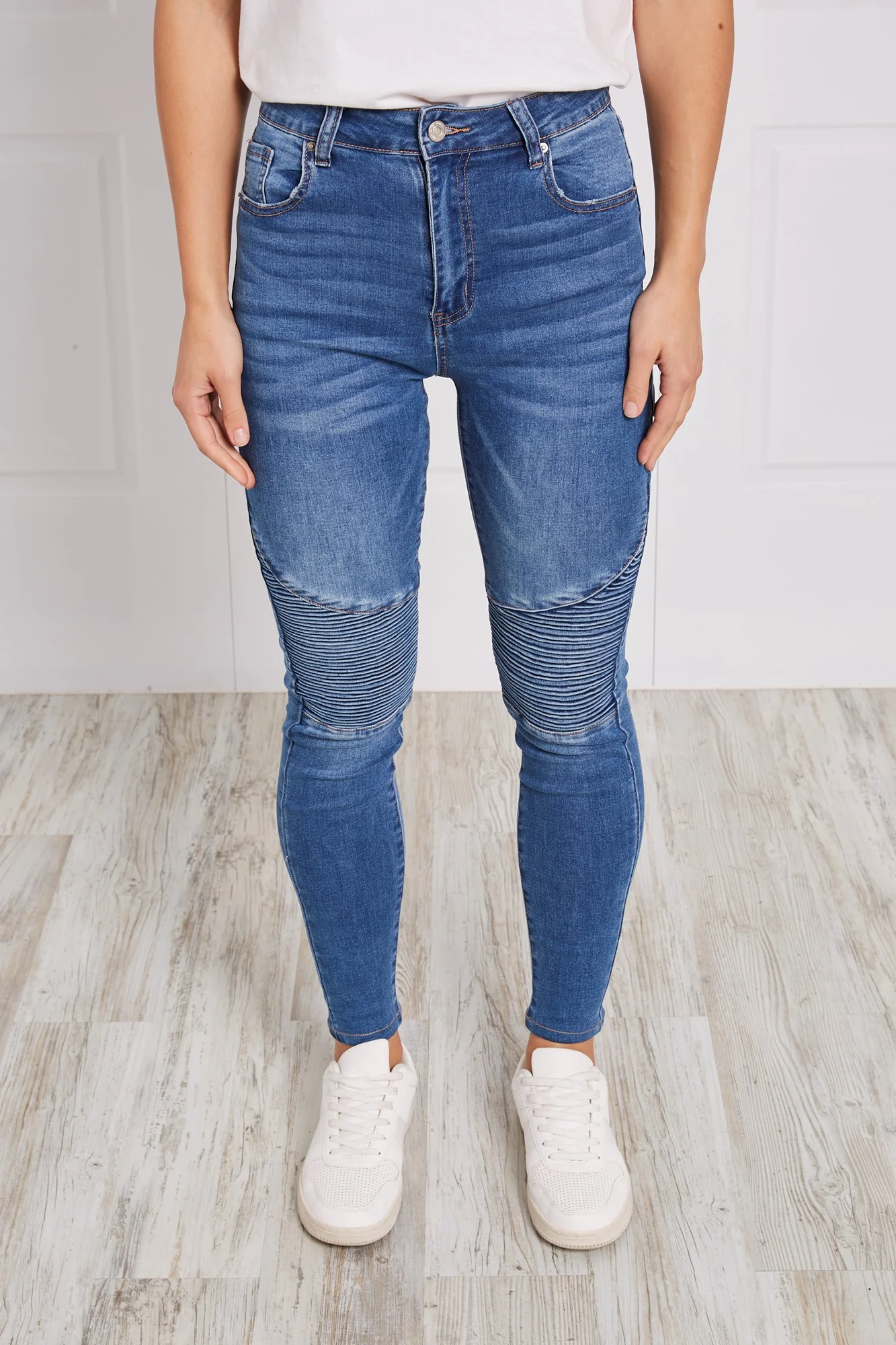 DENIM SKINNY PANTS