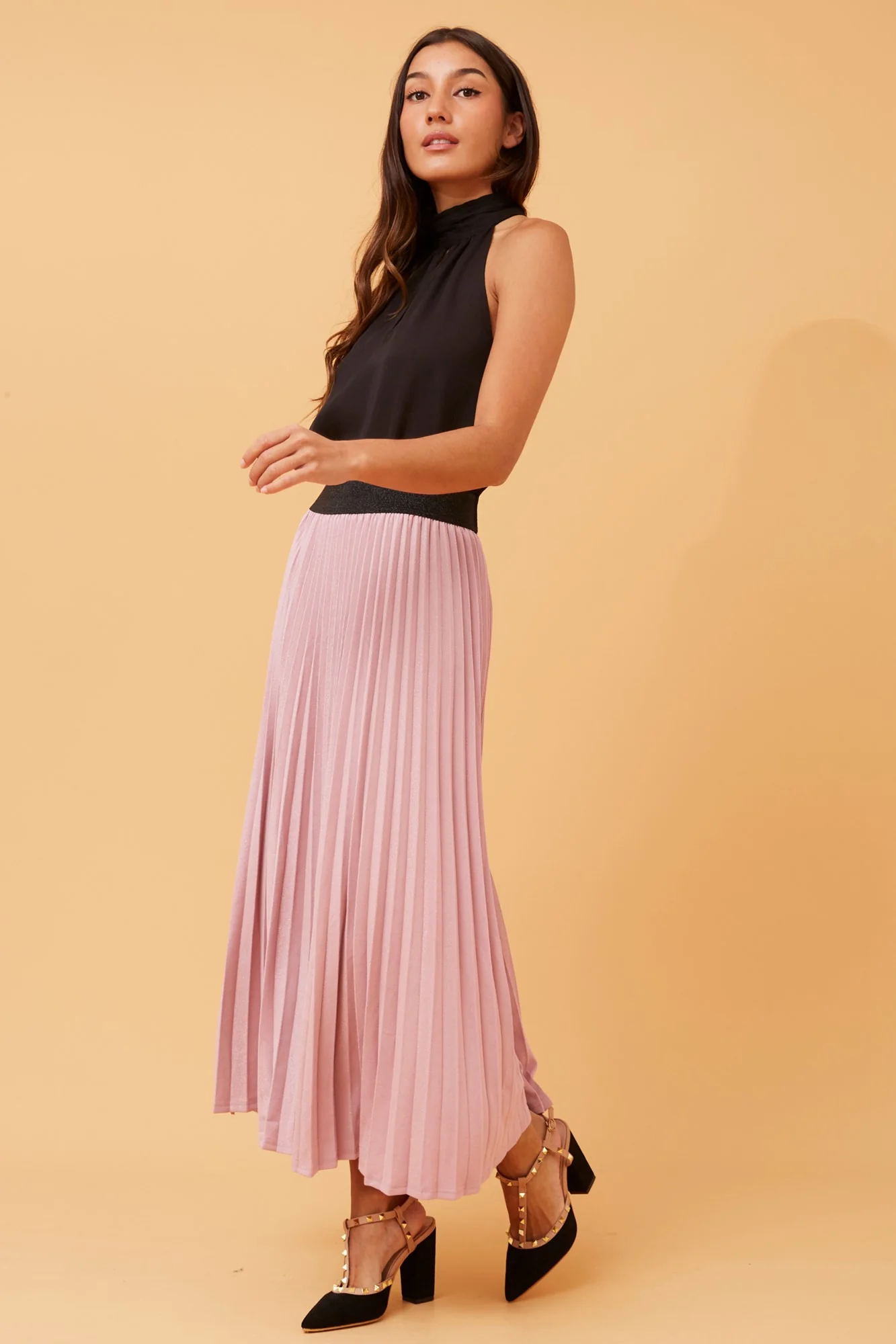 RISTON PLEATED SKIRT
