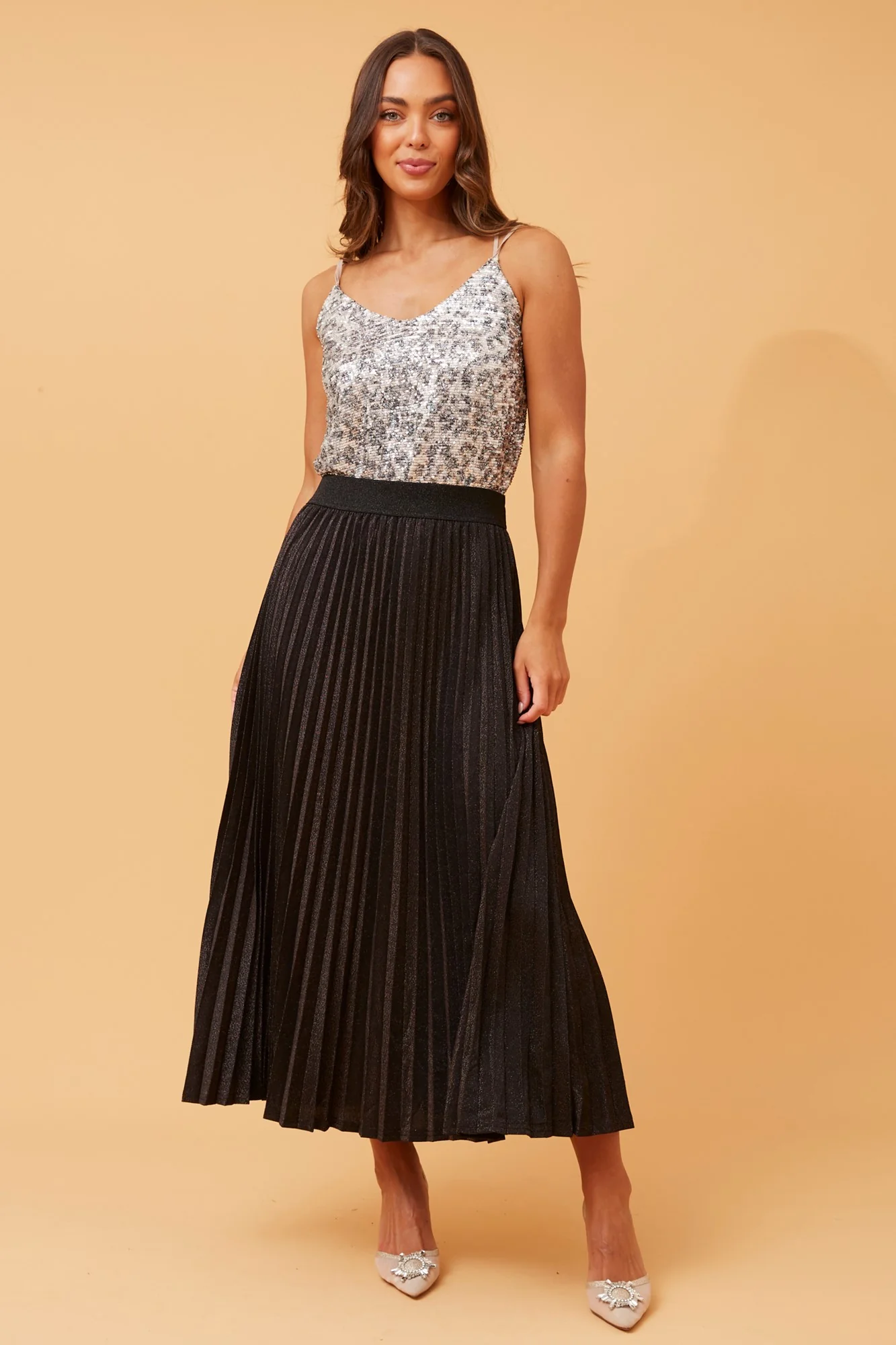 RISTON PLEATED SKIRT