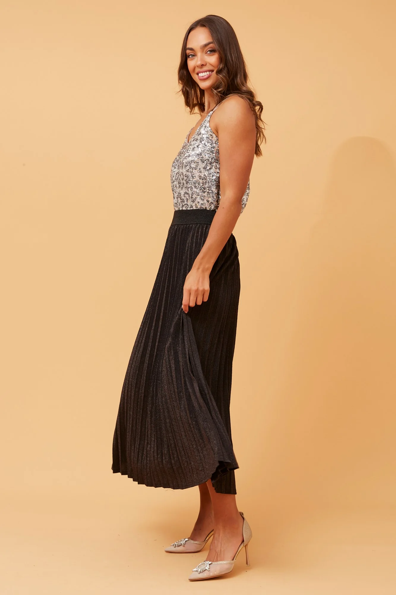 RISTON PLEATED SKIRT