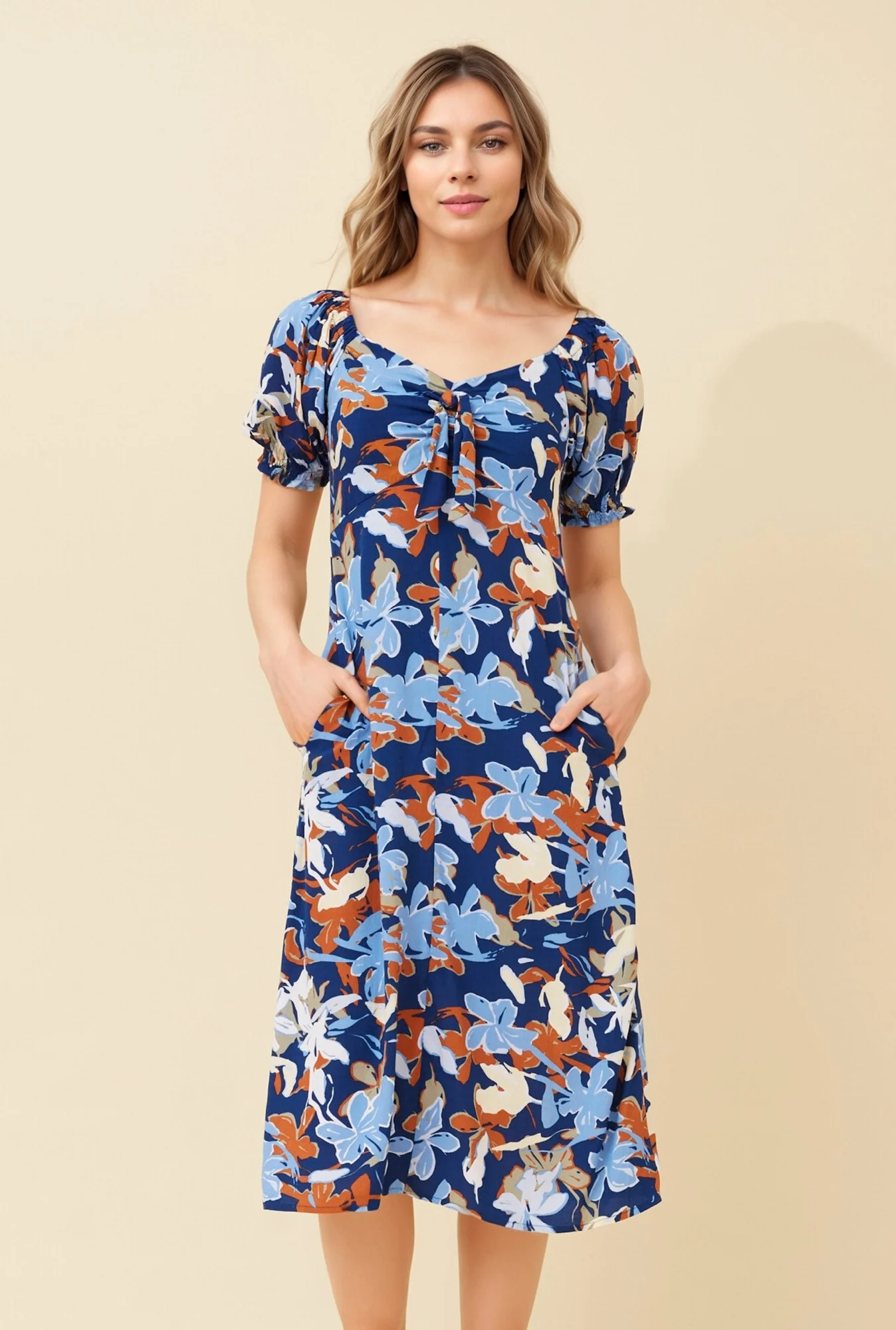 FAITH BOW FRONT DRESS