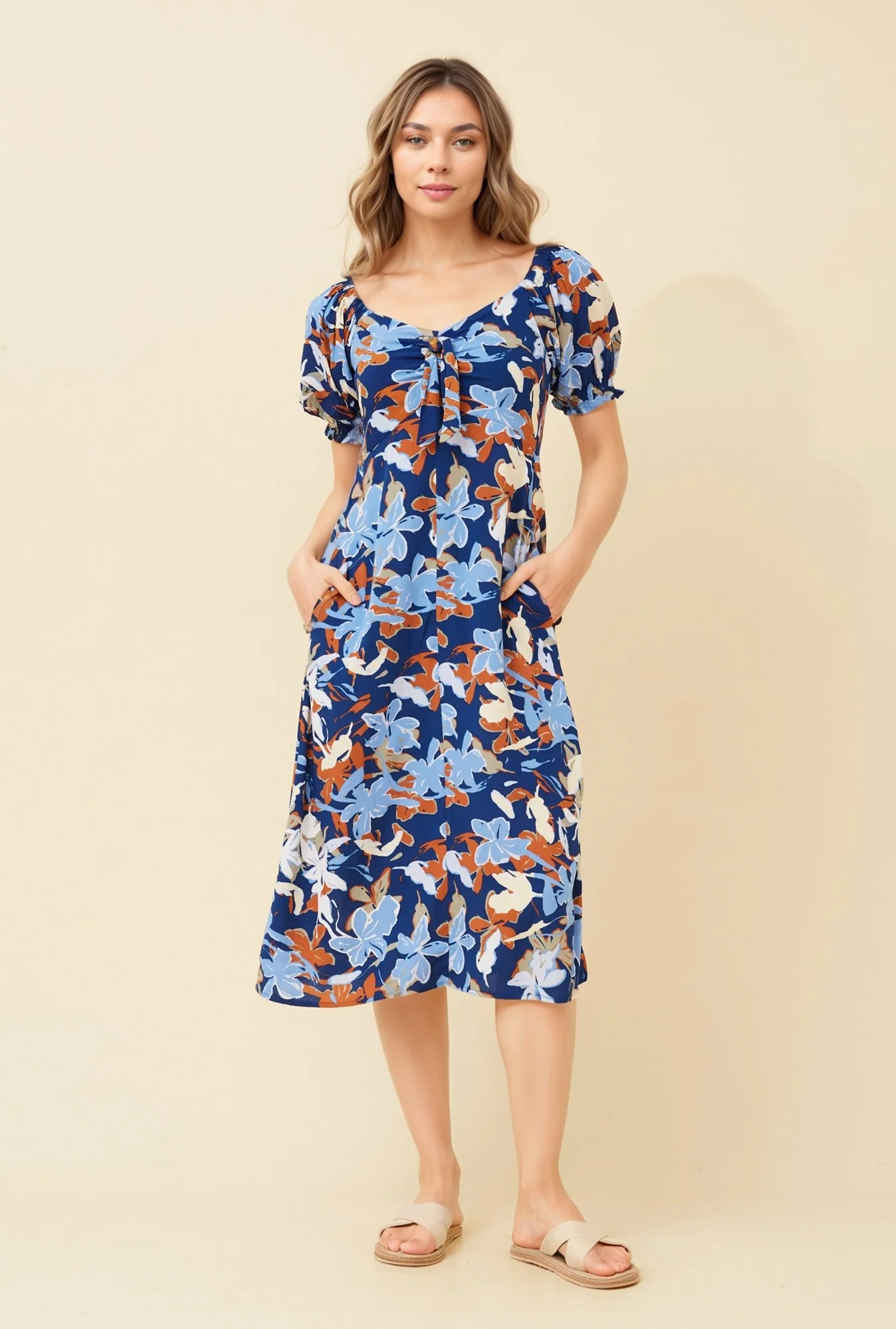 FAITH BOW FRONT DRESS