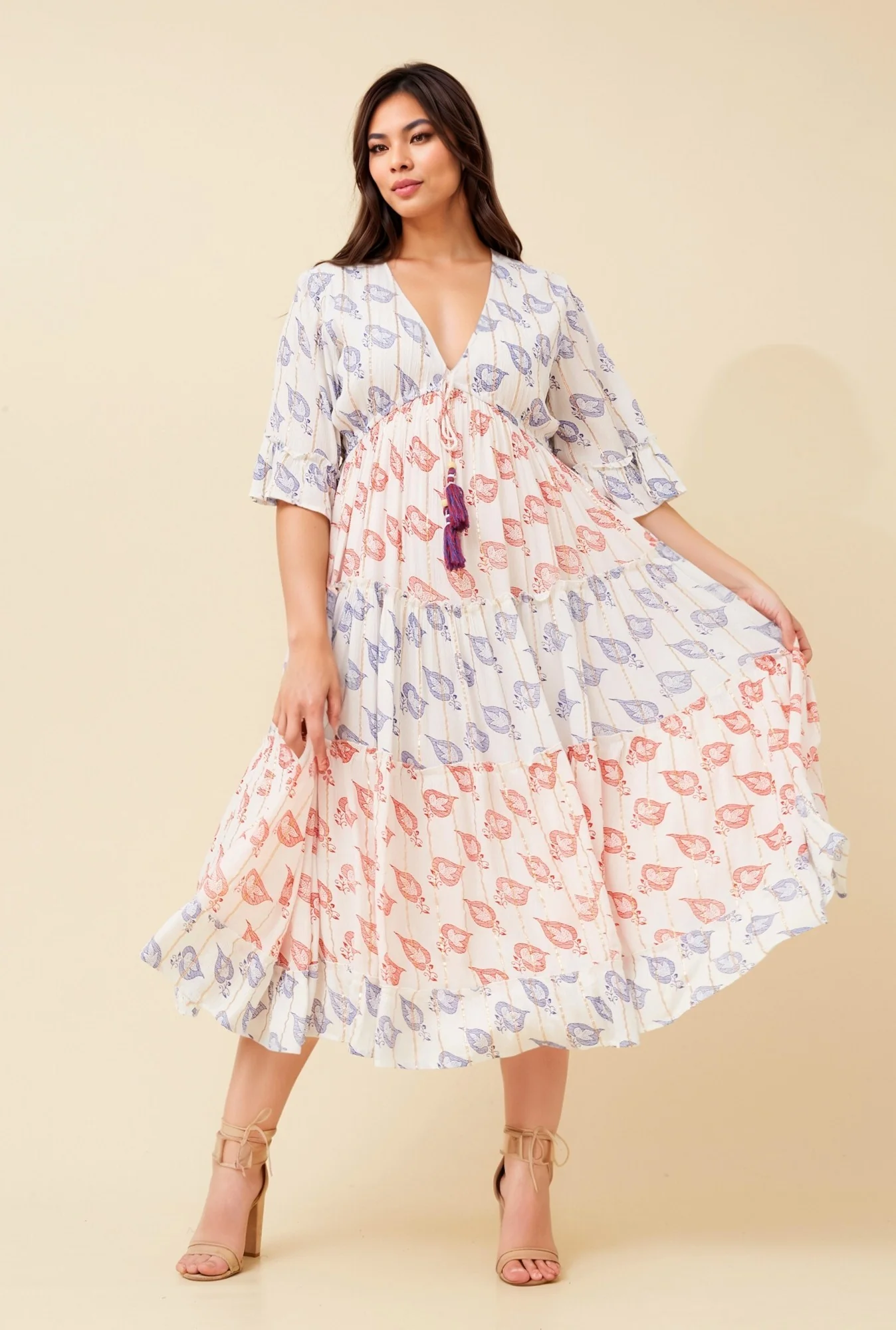 JAYANI BOHO MIDI DRESS