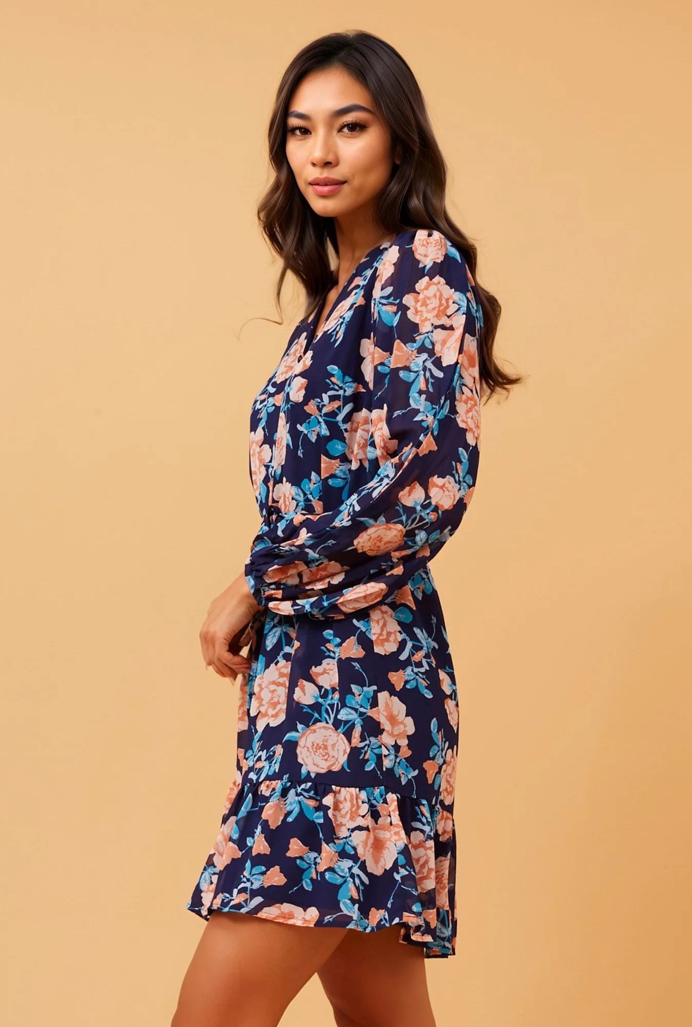 SUNDAY FLORAL SHORT DRESS