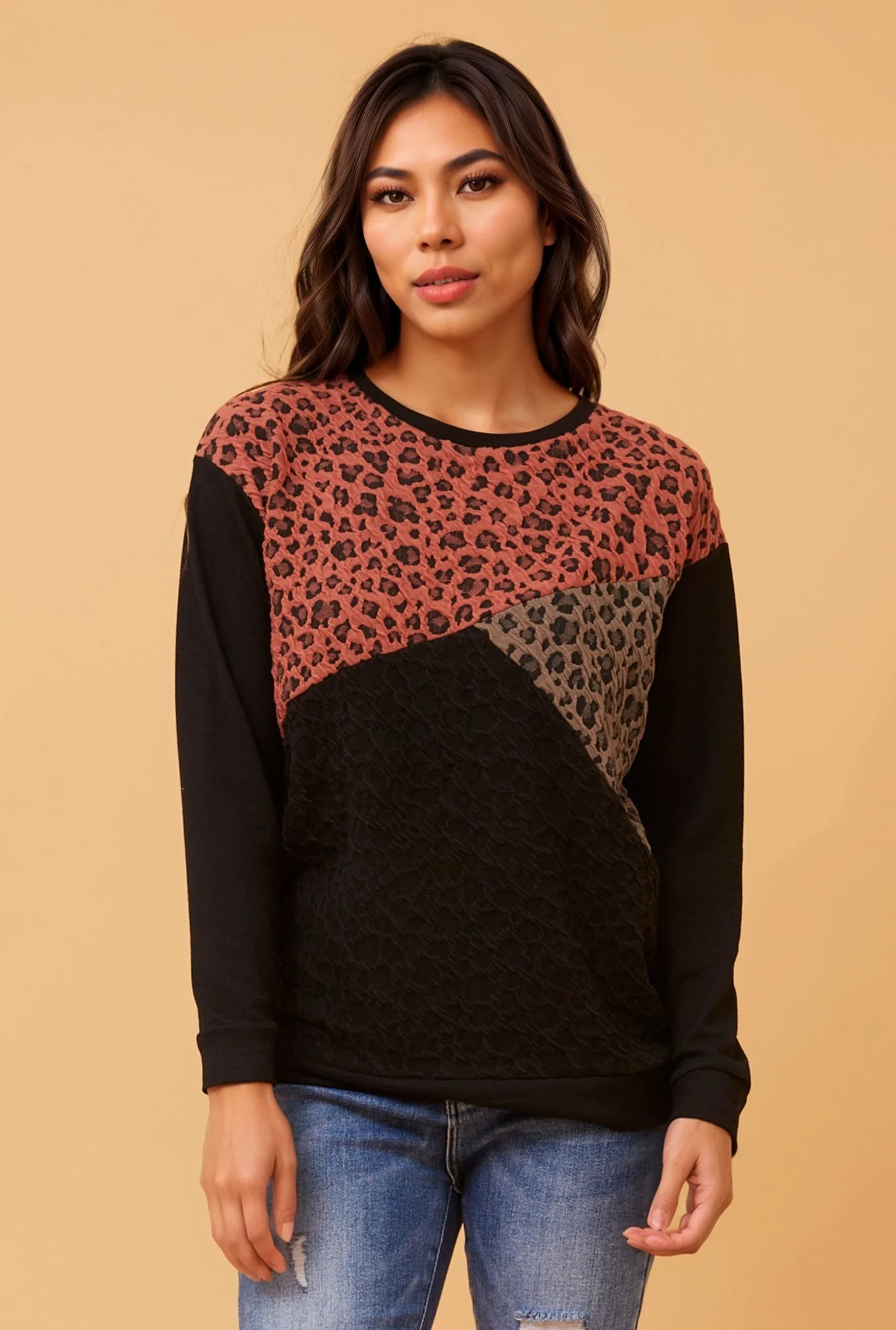 VESNA ANIMAL PRINT TOP